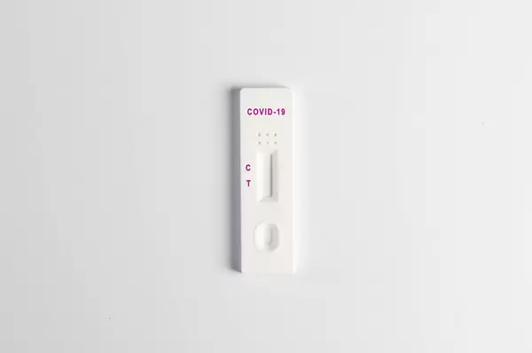 Covid 19 Antigen test on white table