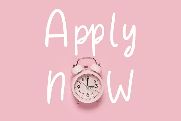 Creative apply now concept