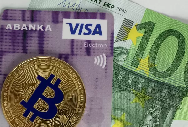 Credit card and Bitcoin