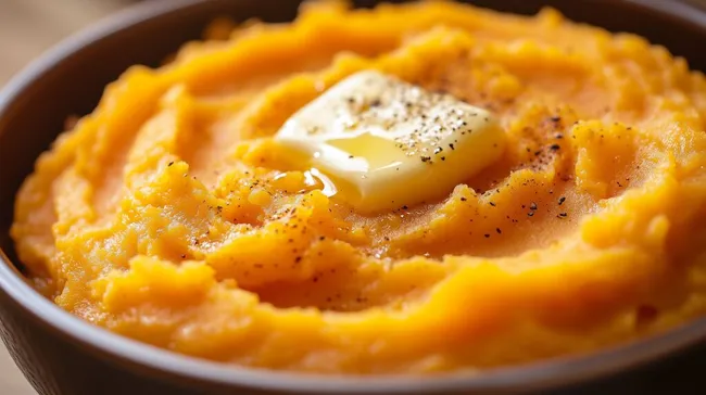 Cremiges Kartoffelpüree mit Butterflocken