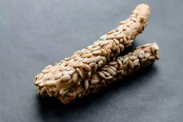 Crispy Sticks With Seeds, close up