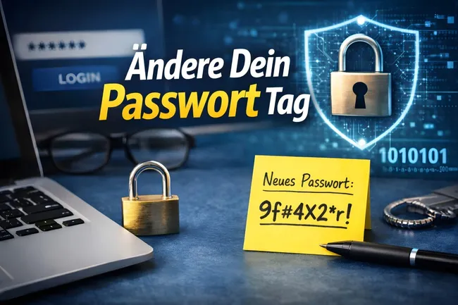 Ändere-dein-Passwort-Tag am 1. Februar