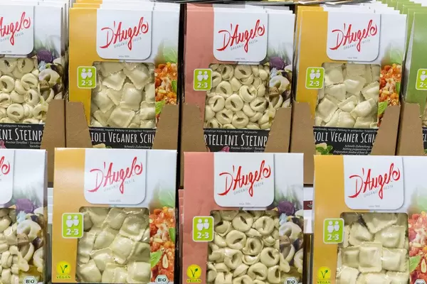 D'Angelo Bio Pasta Vegan in verschiedenen Variationen