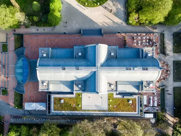 Dank Augusta in Flora Köln von oben