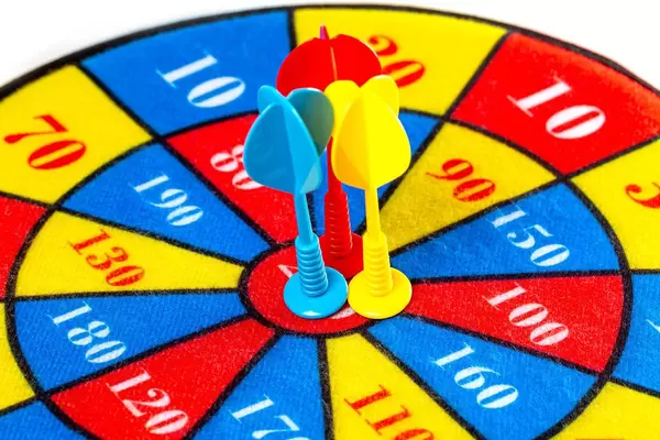 Darts with Velcro for safe darts for children