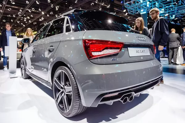 Das Audi Modell A1 1.4T bei der IAA 2017 in Frankfurt am Main