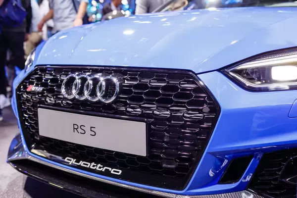 Das Audi-Modell RS 5 Quattro bei der IAA 2017 in Frankfurt am Main