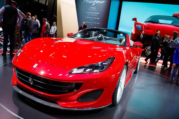 Das Ferrari Portofino bei der IAA 2017 in Frankfurt am Main
