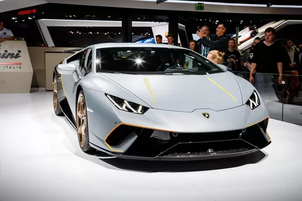 Das Lamborghini - Modell Huracan bei der IAA 2017
