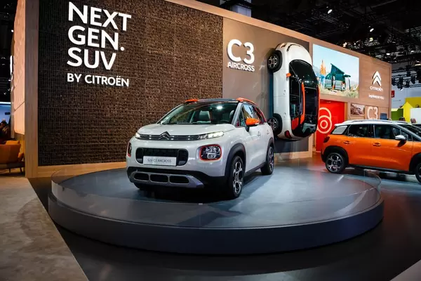 Das Modell SUV C3 Aircross neuer Generation von Cirtoen