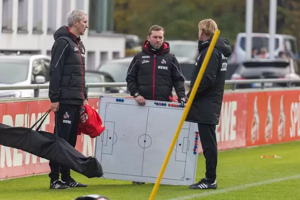 Das neue Trainerteam - Markus Gisdol und seine Assistenten Andre Pawlak und Frank Kaspari