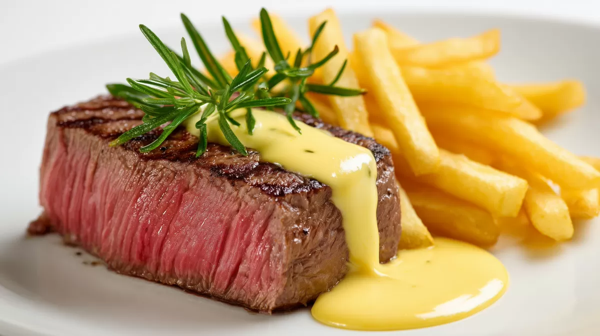 Das perfekte Rumpsteak saignant mit Sauce Béarnaise