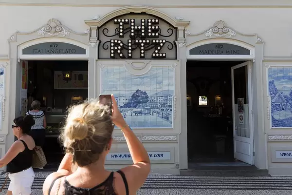 Das Restaurant The Ritz in Funchal, Madeira