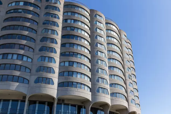 Das River City Marina Gebäude im Chicagos South Loop