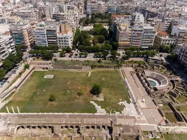 Das Römische Forum und die Agora in Thessaloniki
