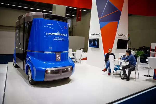 Das russische Smartbus - Konzept MATRЁSHKA von Volgabus bei der IAA 2017