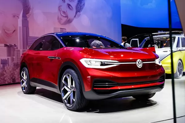 Das Volkswagen Modell Crozz II - I.D. Familie bei der IAA 2017 in Frankfurt am Main