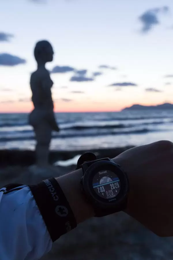 Das Warten auf den Sonnenuntergang am Strand Playa de Son Bauló, Ca'n Picafort