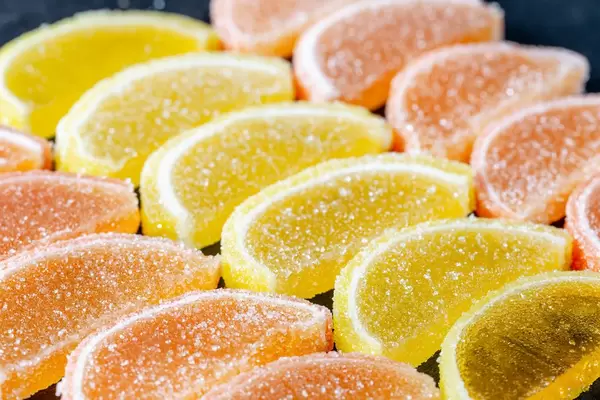Decorative marmalade candy Background