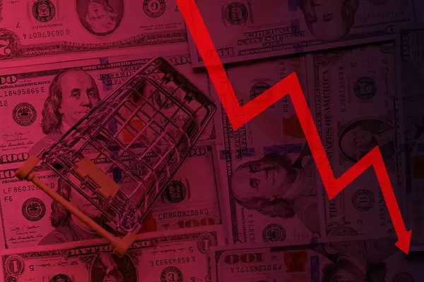 Decrease in consumer price index