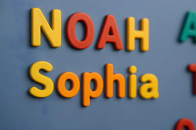 Dekorative Buchstaben für Kinderzimmer oder Babyfotos