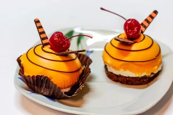 Delicious fruit cakes