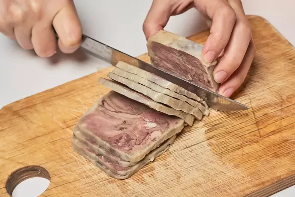 Delicious smoked beef tongue