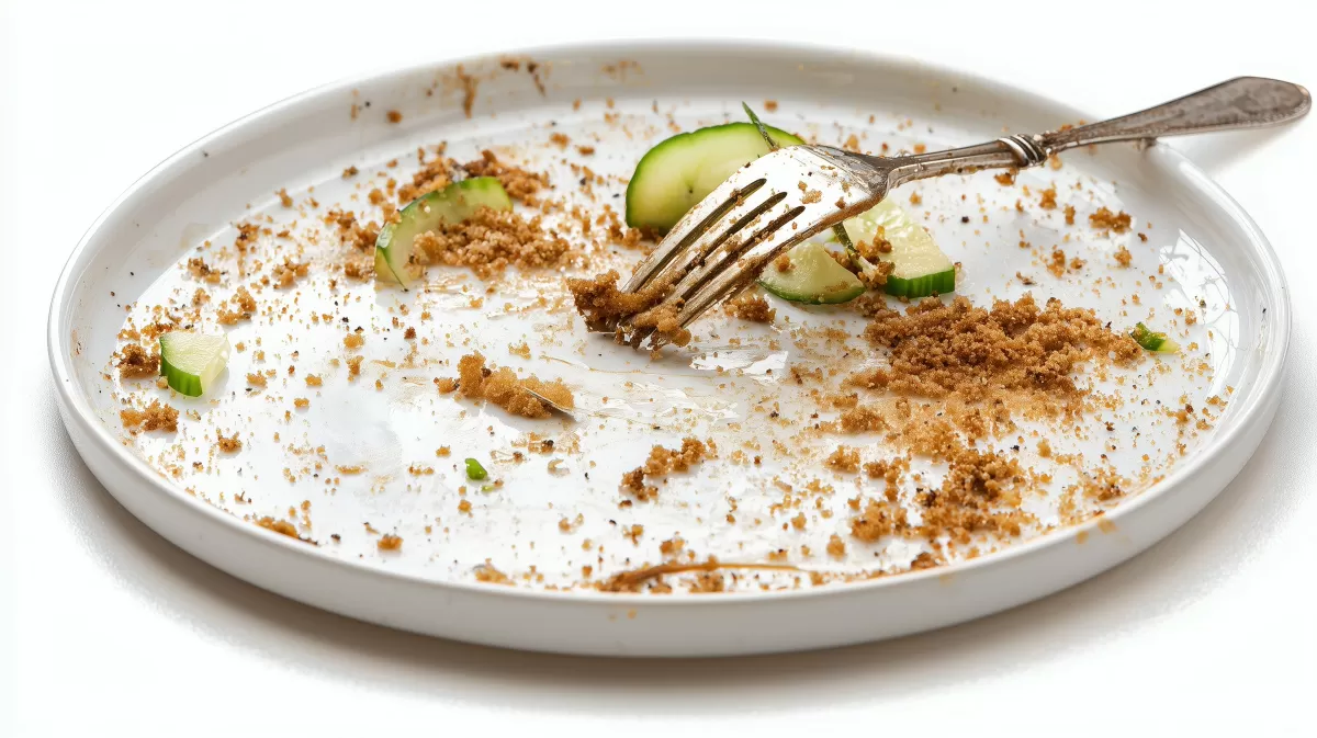 Delikates Dessert mit Beeren und Crumble