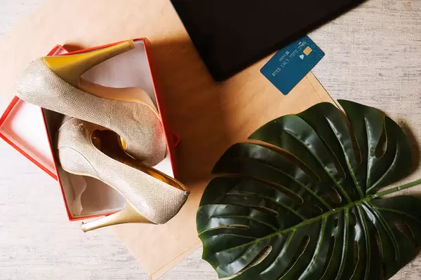 Delivered from online store shoes