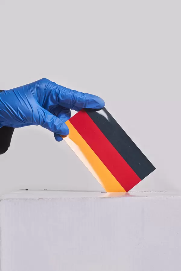 Democracy freedom concept. Elections in Germany