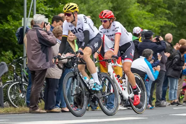 Der deutsche Fahrer Christian Knees vom Team SKY bei der Tour 2017