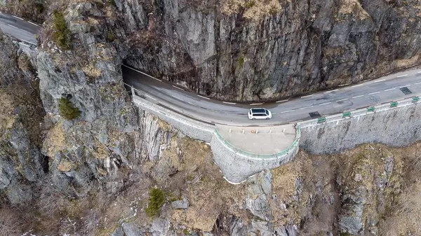 Der Felsenweg in den Südvogesen. Col de la Schlucht
