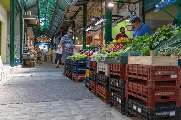 Der Kapani Markt in Thessaloniki