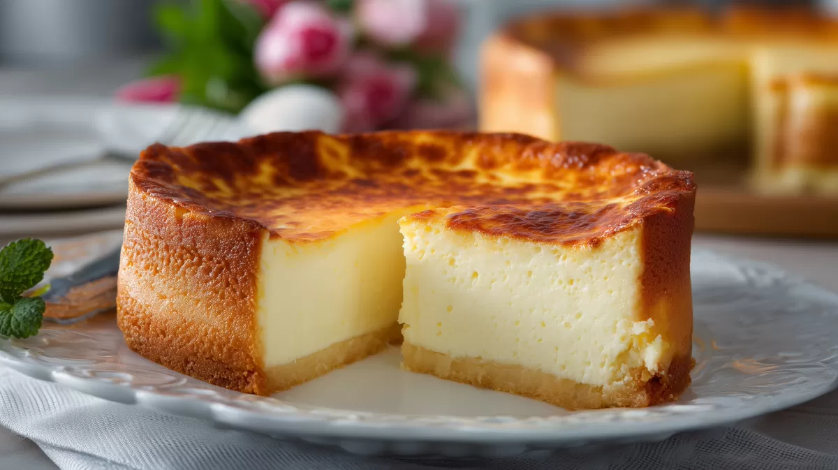 Der perfekte Käsekuchen – cremig angeschnitten