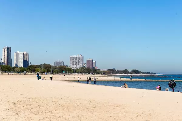 Der Strand North Avenue Beach in Chicago