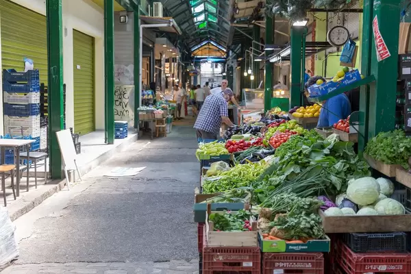 Der Vlali Markt in Thessaloniki