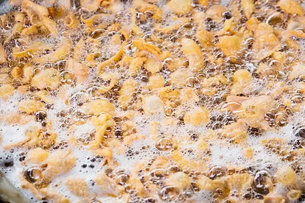 Detail shot of deep fried tempura