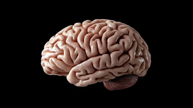 Detaillierte Darstellung des menschlichen Gehirns