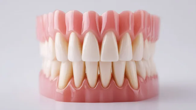 Detailliertes Zahnmodell für dentale Gesundheitsinfos