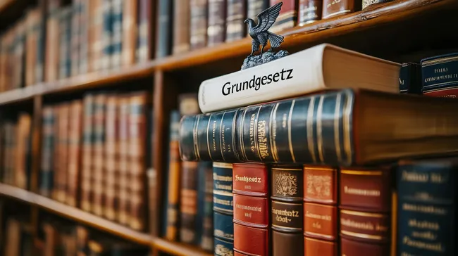 Deutsches Rechtssystem in antiker Bibliothek