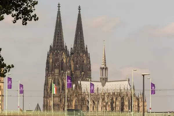 Deutz Bridge and Cologne Cathedral in the background