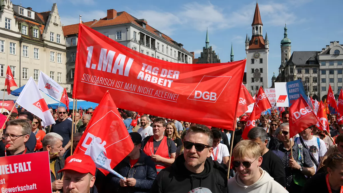 DGB-Kundgebung zum Tag der Arbeit am 1. Mai