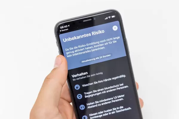 Die deutsche Corona-App mit Ansteckungsrisiko-Warnsystem und Verhalten-Richtlinien