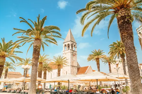 Die Stadt Trau in Kroatien