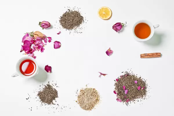 Different herbs for making healthy tea