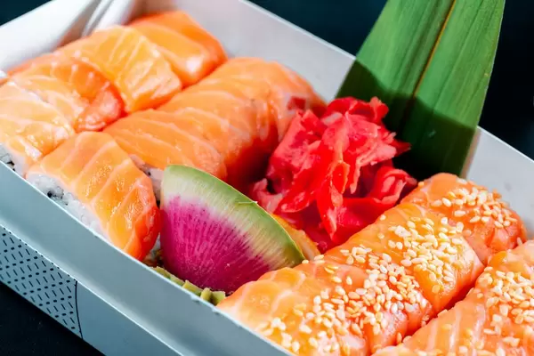 Different types of sushi