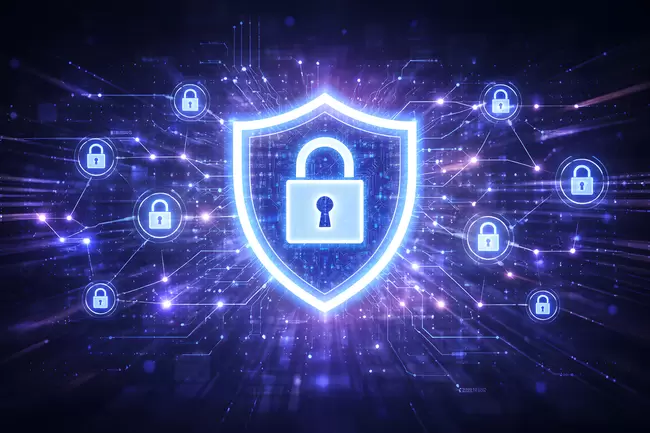 Digitale Sicherheit und Schutz - Konzeptbild