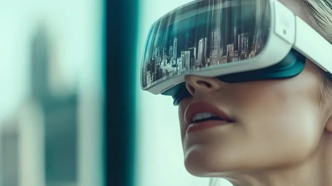 Digitale Zukunft durch Virtual-Reality-Brille