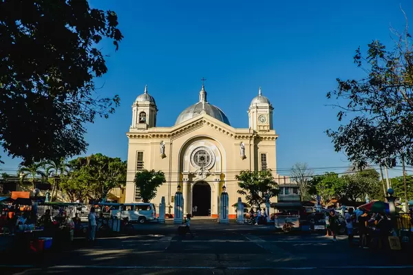 Direct view of Silay City's Cathedral