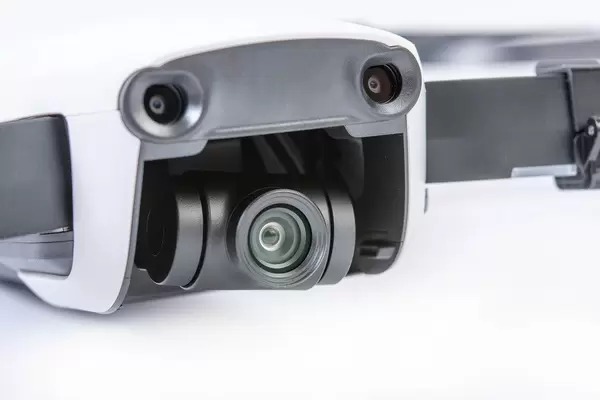 DJI Mavic Air drone camera gimbal closeup (Flip 2019)
